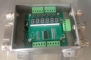 RS485 RS232 4-20mA Digital Junction Box Weight Transmitter For Load Cell