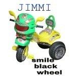 Smile Black Wheel Tricycle