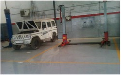 Epoxy Car Parking Flooring Coating Service By JAY GUURU ASSOCIATES