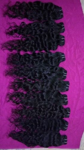 Indian Human Remy Curly Hair Extension