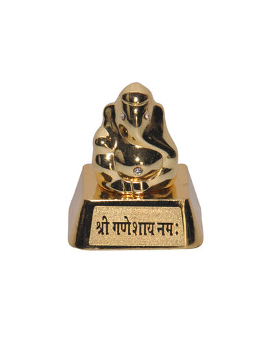 Small Metal Ganesha Statue