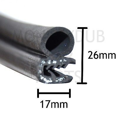 Rubber Edge Trim Seal PVC Plastic Guards