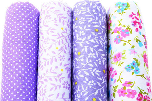 Cotton Poplin Printed Fabric - 100% Cotton, Soft, Breathable, Water Absorbent, Ideal for Shirts and Dresses