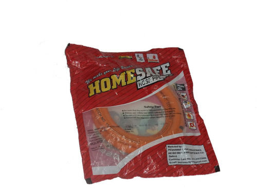 Orange And Beige Homesafe Lpg Stove Gas Pipe