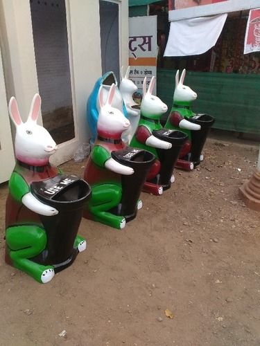 Rabbit Shape Dustbin