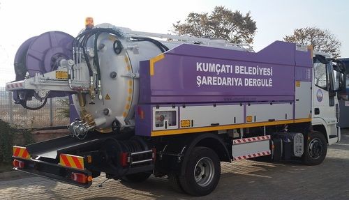 Sewage Suction Truck - ST37/ST52/304/316 Cr-Ni, 1000lt-30000lt Tank Volume | High Pressure 100-250 Bar Pump Flow Rate, Hydraulic Hose Reel 80m-120m