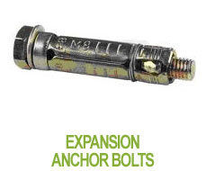 Expansion Anchor Bolts - Mild Steel & Stainless Steel Materials, 4mm to 20mm Diameter, Black Colour and Plated Finishes | Durable Design for Diverse Industrial Applications