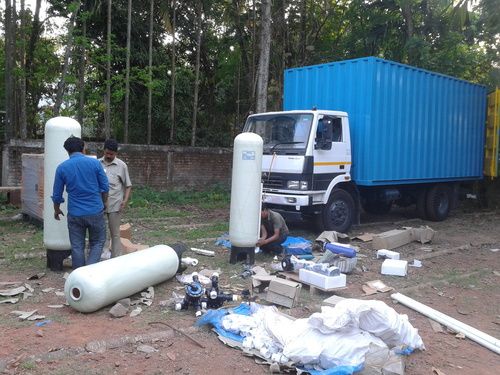 Mobile Water Treatment Plant - Versatile Portable Design for Disaster Management, Purifies River/Pond/Drain Water to Packaged Drinking Water