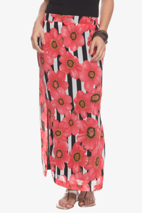 Black Women Full Length Skirt