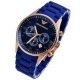 Women'S Sport Blue Chronograph Dial Watch