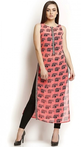 Fancy Printed Cotton Kurtis