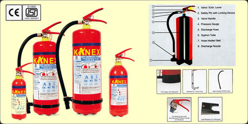 Dry chemical powder fire extinguishers