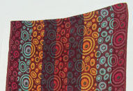 Multi Coloured Jaquard Shawl