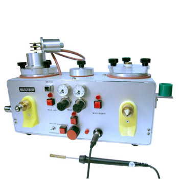 Aquaplast Mini Hollow Jewellery Machine - Metal 30x40x20cm Silver, Wax Injection with Auto-Clamp and Stirrer Control