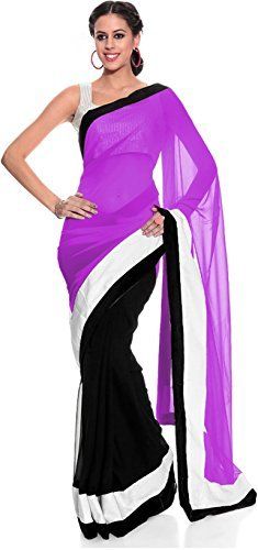 Georgette Saree With Fancy Blouse