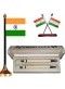National Table Flag With Wooden Gift Pen Set