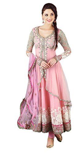 Peach Spring Wedding Designer Anarkali Dress