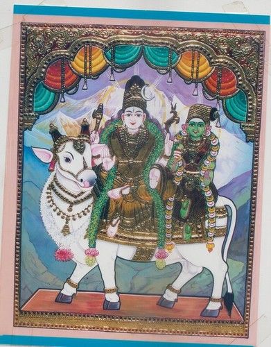 Shiv Tanjore Painting