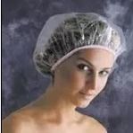 Shower Cap - High-Grade Tear Resistant Plastic, Lightweight & Durable Protection for Spa, Hotel, and Hospital Use