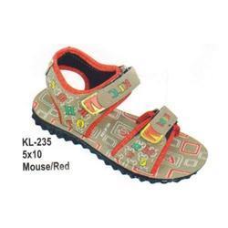 Mouse And Red Kids Sandal