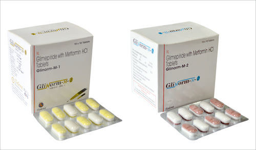 Glinorm-M 2 Glimepiride/ Metformine Tablets