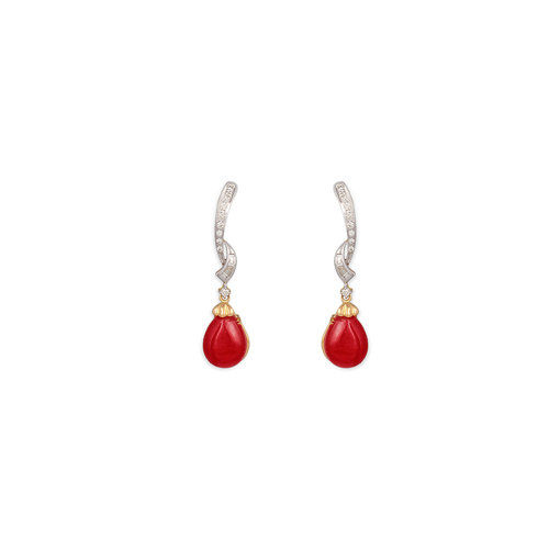 onyx and diamond earrings