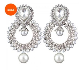 White Gold Earrings