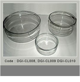 Clear Glass Vases (Code: DGI-CL008, DGI-CL009, DGI-CL010)