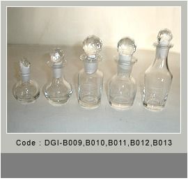 Glass Bottles (Code: Dgi-b009, Dgi-b010, Dgi-b011, Dgi-b012, Dgi-b013)