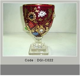 Glass Candle Holders (Code: Dgi-c022)