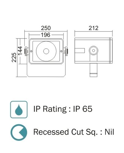 Integral Floodlight Luminaries (VIETA I)