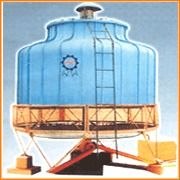 Bottle Shape FRP and Rectangular Wooden Cooling Tower