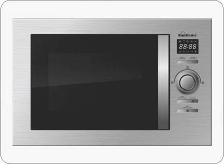 Built In Microwave - 25 Ltr Capacity, 900 Watts | Stainless Steel Facia, 10 Auto-Cook Menu, Grill & Convection