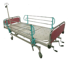 Fowler Bed With Collapsible Railing