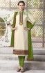 Readymade Salwar Kameez White Cotton