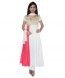 Unstitched Salwar Suit Dress Material White Georgette