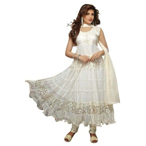 Brasso White Festive Classic Series Salwar Suit