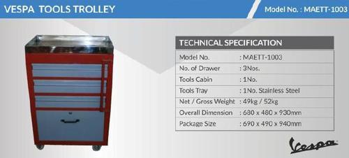 Tools Trolley For Vespa Service Station