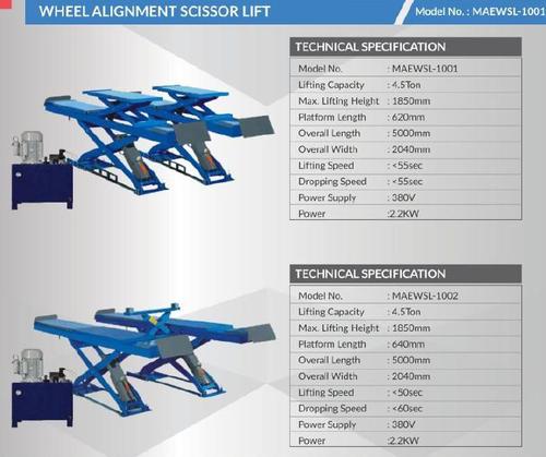 Wheel Alignment Scissor Lift