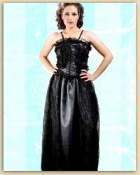 Black Polyester Gothic 