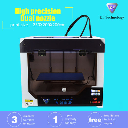 Dual Head 3D Printer ET-C2 Dual Heads Dual Nozzle