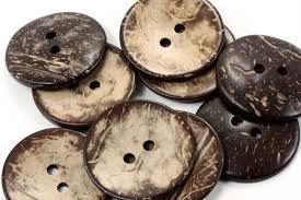 Coconuts Shell Button Blanks