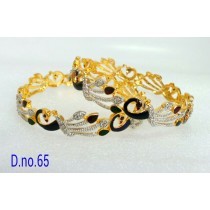 Designer Bangles - Crafted with Premium Quality Crude Materials and Precious Stones | Available in Various Unique Designs and Customizable Sizes