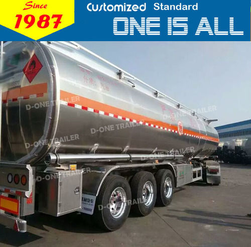 3 Axles 40M3 Fuel Oil Tank Semi Trailer