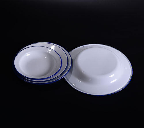 Enamel Plate Rice Dish