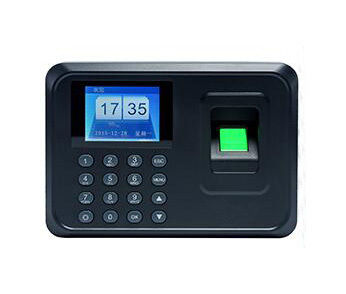 Time Attendance System - 600 Fingerprint Capacity, 2.4" TFT LCD Screen, 1000 Management Records | Includes U-Disk Support, Fingerprint and Password Identification, English and Chinese Language Options