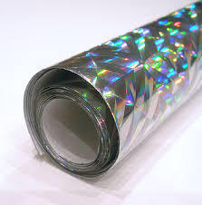 White And Yellow Hologram Roll