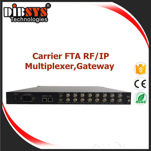 8x RF Tuners FTA to IP Gateway and Multiplexed
