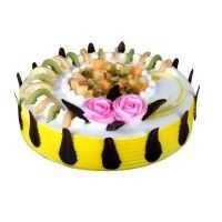 Golden Fruit & Flora Cake 