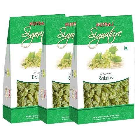 Nutraj Signature Premium Raisins 200g (3 का पैक)